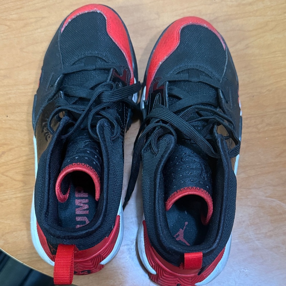 PUMA Kids Black and Red Sneakers